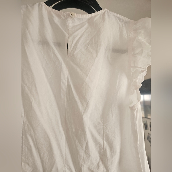 Mango Cotton White Embroidered Dress - Picture 7 of 7